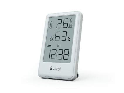 Airbi pokojový teploměr a vlhkoměr FRAME - bílý (BI1051)