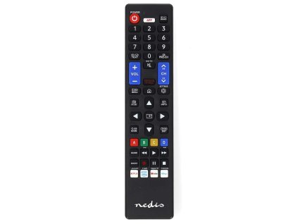 NEDIS předprogramovaný dálkový ovladač kompatibilní se všemi televizory Samsung (TVRC45SABK)