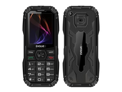 EVOLVEO MaxPhone A1, tlačítkový Dual SIM telefon, černý (MP-A1-BK)