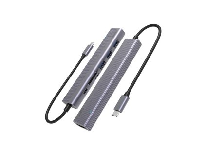 Spello USB-C Hub Slim 7in1 - vesmírně šedá (9915111900088)