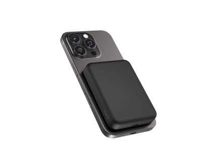 Spello ForcePack 5000mAh magnetická bezdrátová powerbanka Bank SM31 - černá (9915101300266)
