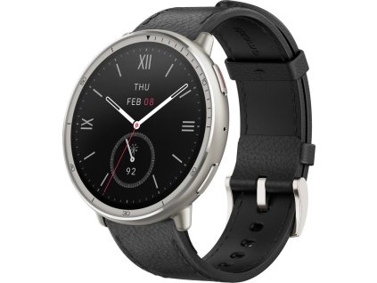 Amazfit Active 2, kožený náramek, černá (10589)