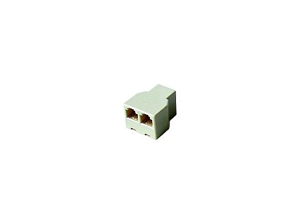 NE Telefonní rozdvojka RJ11 6/4F - 2x6/4F