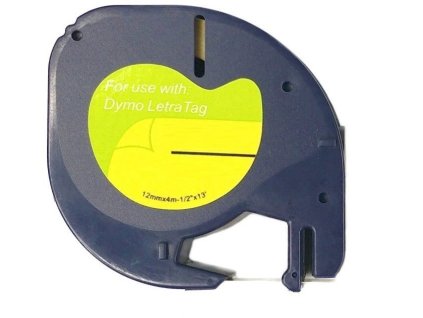 Allprint pro DYMO 59421, 12mm x 4m, černý tisk / bílý podklad, LetraTag, papírová (500L00082)