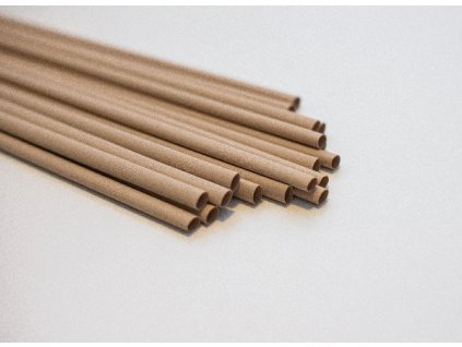 Bamboo - Přírodní bambusové brčko Standard 6mm x 23cm - krabička, balení 50ks (8594156951672)