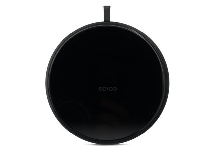 Epico ULTRASLIM WIRELESS PAD 10W/7.5W/5W - černá (zabudovaný kabel) (9915111300006)