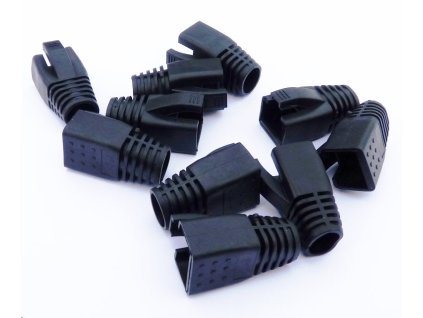 DATACOM Návlek pro plug RJ45 (CAT6A,CAT7) černý (10ks) (4390)
