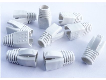 DATACOM Návlek pro plug RJ45 (CAT6A,CAT7) bílý (10ks) (4391)