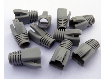 DATACOM Návlek pro plug RJ45 (CAT6A,CAT7) šedý (10ks) (4392)