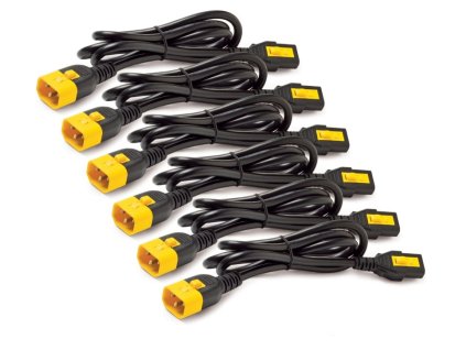 APC Napájecí kabel Power Cord Kit (6 ea), Locking, C13 to C14, 1.8m (AP8706S-WW)