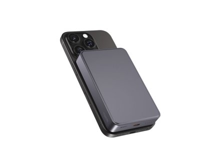 Spello ForcePack Alu 10000mAh magnetická bezdrátová powerbanka SM71 - vesmírně šedá (9915101300267)
