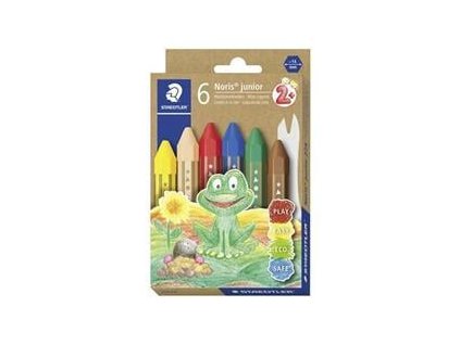 STAEDTLER Voskovky "Noris Junior", 6 barev, jumbo 224 C6 (TS224C6)