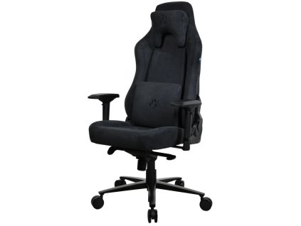 AROZZI herní židle VERNAZZA Supersoft Pure Black/ látkový povrch/ černá (VERNAZZA-SPSF-PBK)