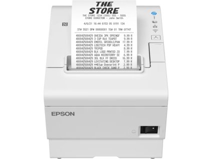 EPSON pokladnní tiskárna TM-T88VII bílá, RS232, USB, Ethernet, vyměnitelné rozhraní (C31CJ57111)