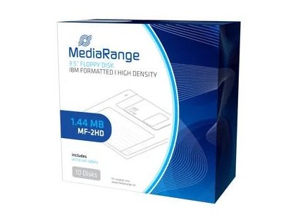 MediaRange 3,5"/1.44MB, diskety 10pck/BAL (MR200)