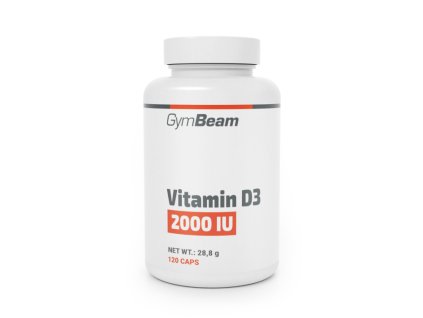 GymBeam Vitamín D3 2000 IU - 120 tablet (6503-2-120kaps)