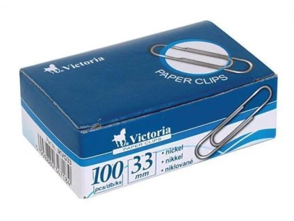 VICTORIA Kancelářské sponky, 33 mm (IKVG33)