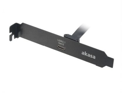 Akasa záslepka s konektorem USB 3.1 gen2 USB-C (AK-CBUB37-50BK)
