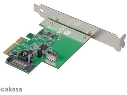 AKASA PCIe karta USB 3.2 Gen 2 interní konektor (AK-PCCU3-06)
