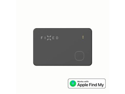Smart tracker FIXED Tag Card s podporou Find My, bezdrátové nabíjení, černý (FIXTAG-CARD-BK)