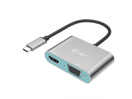 i-tec USB-C Metal HDMI and VGA Adapter
