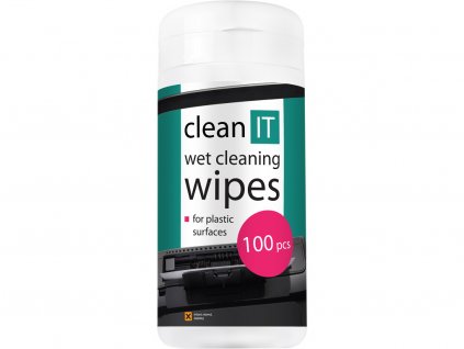 Clean IT vlhčené čisticí utěrky na plastové povrchy 100 ks