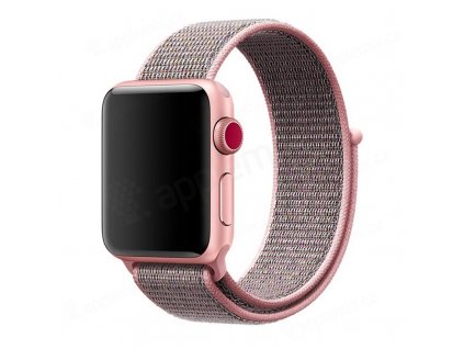 Tactical nylonový řemínek pro Apple Watch 1,2,3,4,5 38-40mm Gold