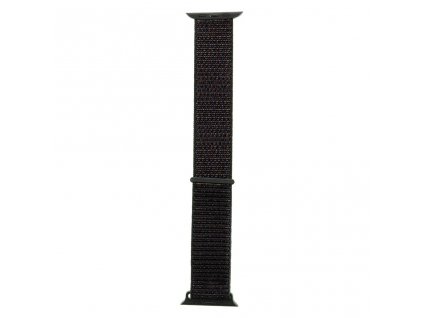 Tactical nylonový řemínek pro Apple Watch 1,2,3,4,5 42-44mm Black - černý
