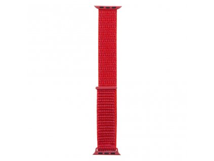 Tactical nylonový řemínek pro Apple Watch 1,2,3,4,5 38-40mm Red - červený