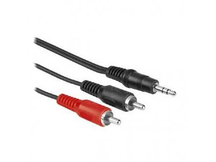 Kabel Jack 3.5mm-2xCINCH M/M 10m (kjackcin10)