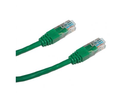 Patch kabel UTP CAT5E 1,5m zelený (1484)