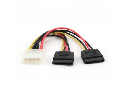 Gembird redukce napájení molex - 2x SATA, 15cm (CC-SATA-PSY)