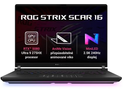asus rog strix scar 16 g635lw nebula025x off black ien539836