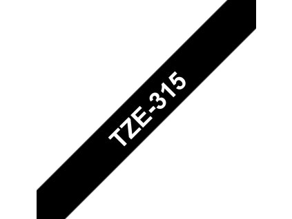 brother tze 315 cerna bila 6mm laminovane ien57662
