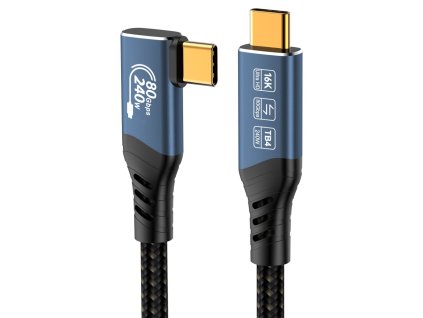 premiumcord usb4 version2 0 80gbps 16k 60hz 240w thunderbolt 3 a 4 kabel zahnuty 1 5m ien570852