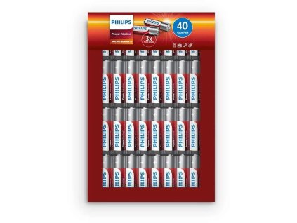 philips lr03p40fp 10 aaa power alkaline baterie 40ks ien472037