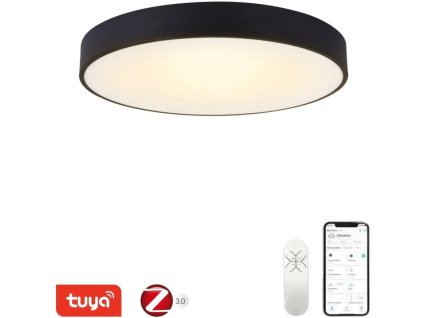 immax neo rondate slim smart stropni svitidlo 60 x 7cm 53w cerne zigbee 3 0 tuya ien512062