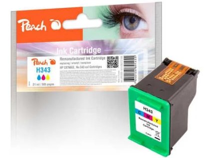 peach h343 barevna kompatibilni s hp no 343 c8766ee pi300 161 ien192372