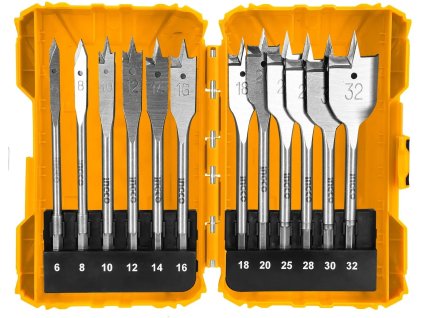 ingco akdl1201 vrtaky do dreva ploche sada 12ks o 6 32x152mm ien535066