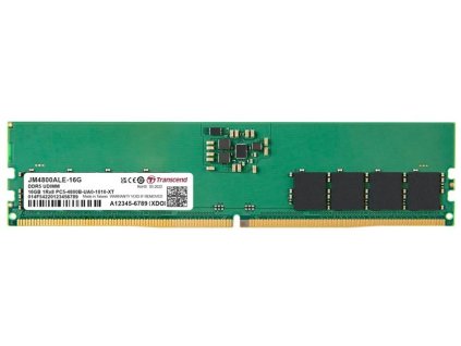 transcend 16gb ddr5 4800 u dimm jetram 1rx8 2gx8 cl40 1 1v ien471466