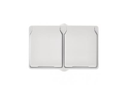 zasuvka nastenna dvojita bila ip44 ig430348