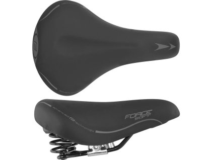 force sedlo soft damske s pruzinou cerne ien416551
