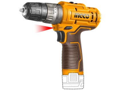 ingco cidli12202e aku sroubovak s priklepem vc 2ks baterie ien532676