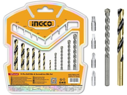 ingco aksdb1901 sada vrtaku a sestihrannych bitu 19ks ien534928