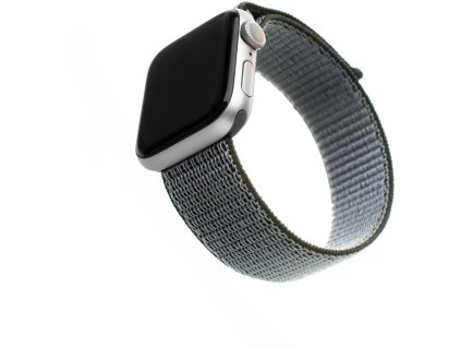 nylonovy reminek fixed nylon strap pro apple watch 38 40 41 mm olivovy ien434089