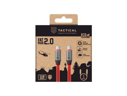 tactical fat man 2 0 cable usb c usb c 1m red obr galerie big ies97004128