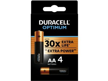 duracell optimum alkalicka baterie 4 ks aa ien403022