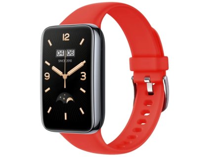 silikonovy reminek fixed silicone strap pro xiaomi mi smart band 7 pro cerveny ien529838