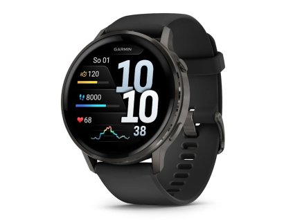 venu 4 45 mm slate a cerny silikonovy reminek ien573879