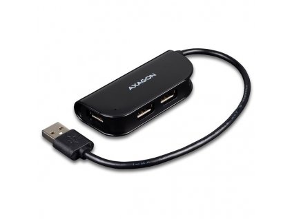 AXAGON HUE-X4B USB Ready hub, černý
